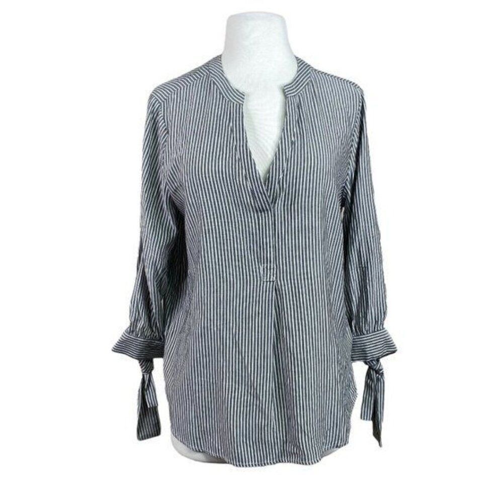 Tinsel Striped Long Sleeve Top Size Small New With Tag